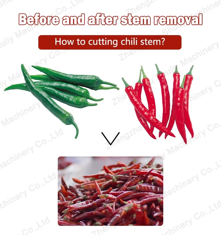 Chili destemming machine Chili destemming machine