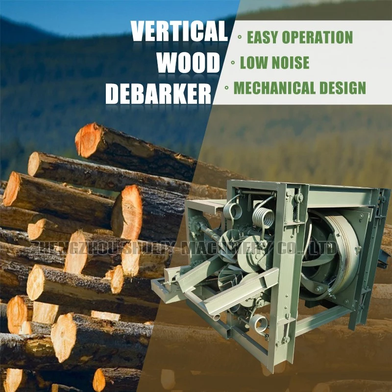 Wood log peeling machine Wood log peeling machine