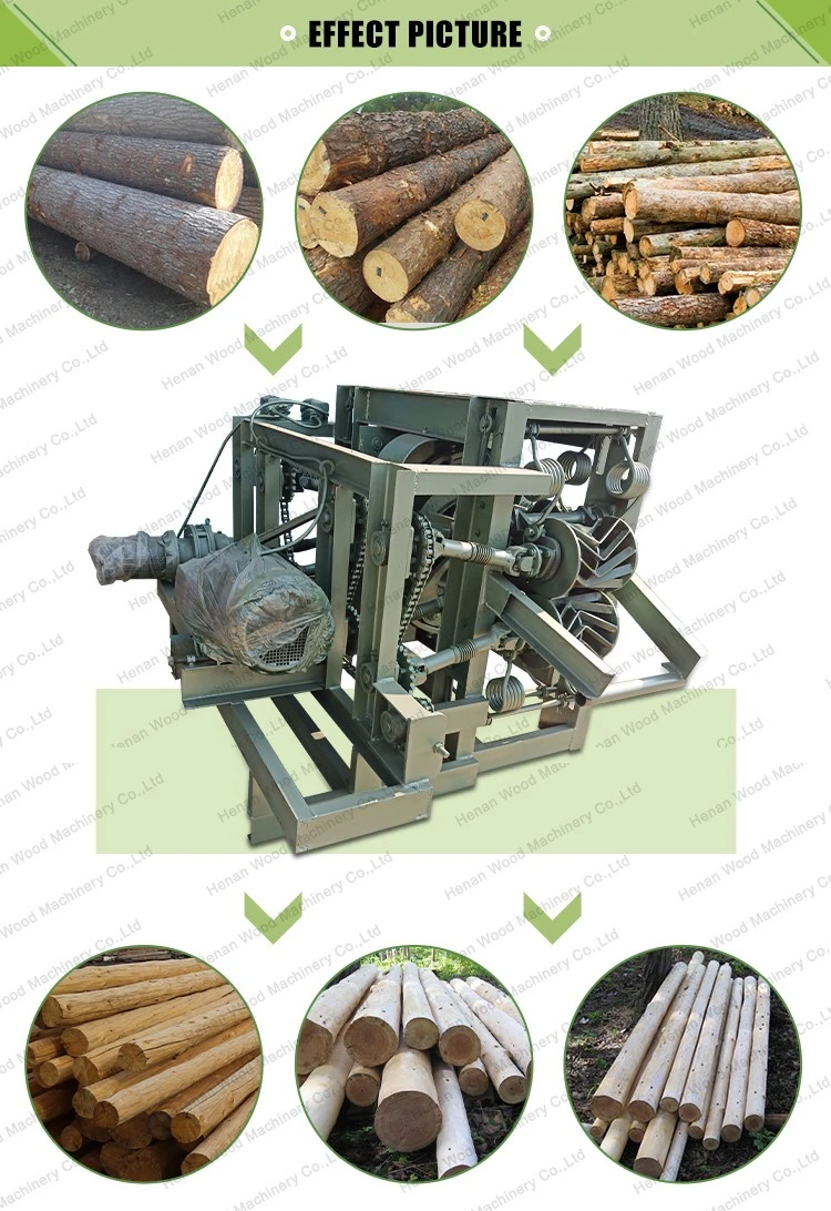 Portable wood debarker machine Portable wood debarker machine